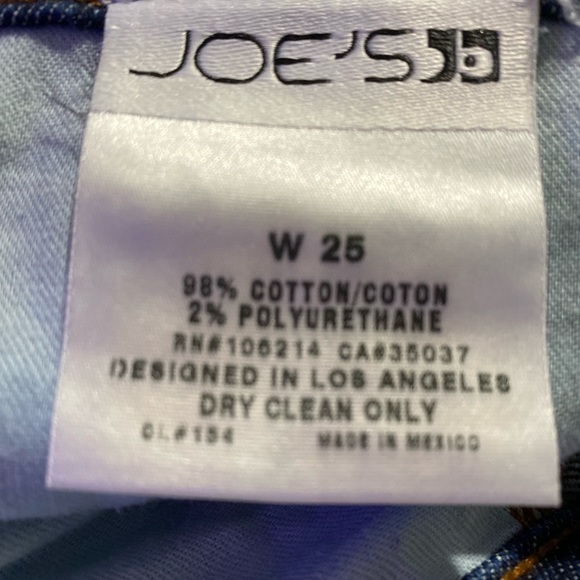 JOE’S JEANS “THE BEST FRIEND” STUD EMBELLISHED-SHORTS. Size 25 - Picture 5 of 5